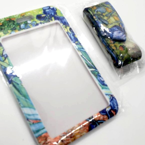 Irises Van Gogh Lanyard BLUE - Picture 4 of 4